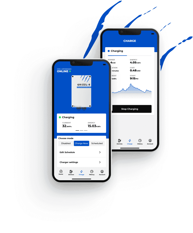 Application Grizzl-E Connect