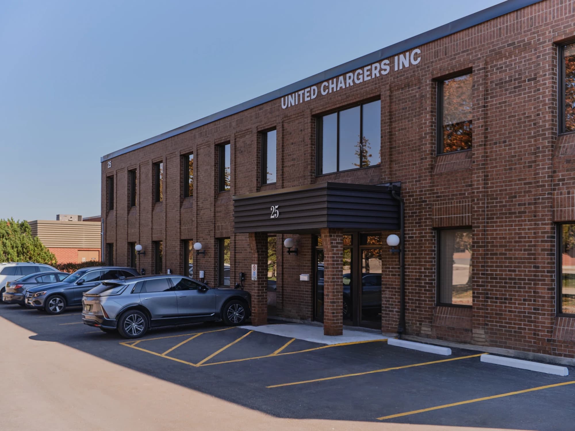 United Chargers facility at 25 Pollard St., Richmond Hill, Ontario